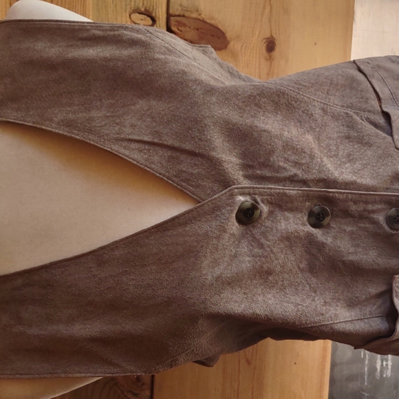 LL Bean Suede Vest - Picture 2 of 7
